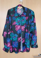 Damen Bluse Langarm  Schwarz