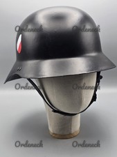 REPRO POLIZEIHELM SCHWARZ - IM HISTORISCHEN STIL - DEKO? REENACTMENT? SAMMLUNG?