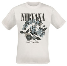 Nirvana T-Shirt Herren Heart Shape Box weiß Band-Merch, Bands
