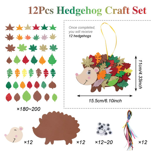 Diy filz igel bastelset - i,