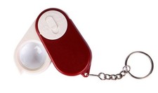 Klappbar Taschenlupe 10-Fache Lupe mit Licht Handlupe Leselupe schlüsselanhänger