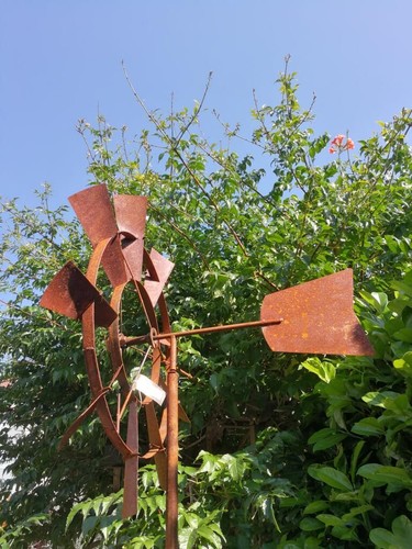 Edelrost windrad windmühle - edelrost,
