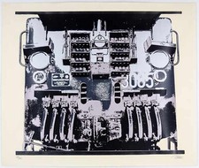 Gerd Winner Lokomotive 1971  Farbserigraphie / Büttenkarton WVZ Schauer 19