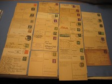 Lot 34 Stück Ganzsachen,Postkarten,Stempel,Sonderstempel,Marken Krieg 1930-40.J.