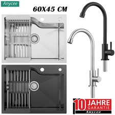 Edelstahl Spülbecken 60x45 cm