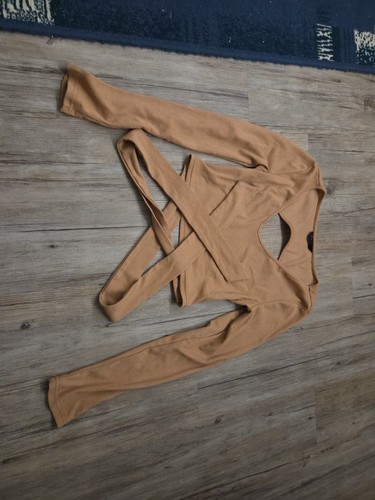 Rückfreier shein braunes crop - rückfreier,