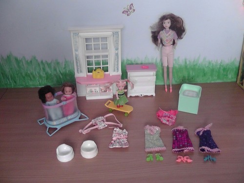 Barbie mama zwillinge - barbie,