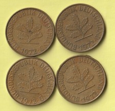 BRD, 4 mal 10 Pfennig Münze
