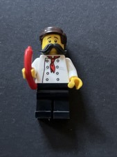 Lego City Koch Mit Schnurrbart Und Wurst Minifigur