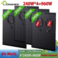 960 Watt Flexibles Solarmodul