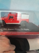 Del Prado Feuerwehrfahrzeuge d. Welt Amerika 1992 Hummer Forest Fire Engine 1:53