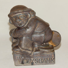 SPARDOSE Keramik "DAT DUKATEMÄNNCHE" VOLKSBANK