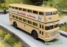 Büssing D2U BVG Berlin " Doornkaat aus Kornsaat" Linie 73 Bf.Zoo  Wiking 1:87