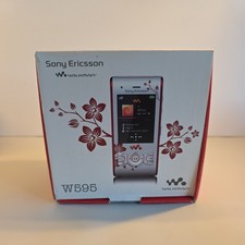 Sony Ericsson  Walkman W595 Handy Flower White Edition Slider OVP Retro rar