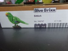 Klemmbausteine Kleinbausteine Steckbausatz Blue Brixx Sittich in grün in OVP