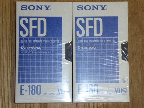 Videokassetten sony vhs - x, "sony"