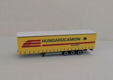 Herpa 1:87 317481 Megatrailer Lowliner Gardienenplanenauflieger "Hungarocamion"