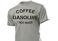 Coffee Gasoline Hot Rods T-Shirt Rat Rod Vintage V8 Big Block US Car Old School