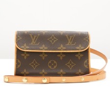 LOUIS VUITTON LV Monogram Pochette Florentine M51855 FL1022 Auth #51795A