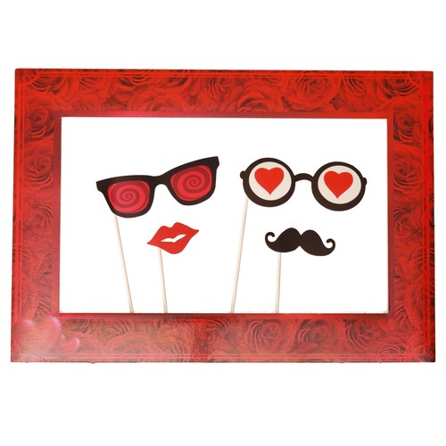 Herz photo booth - herz, mit