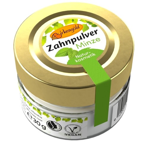 Birkengold zahnpulver minze - zahnpulver,