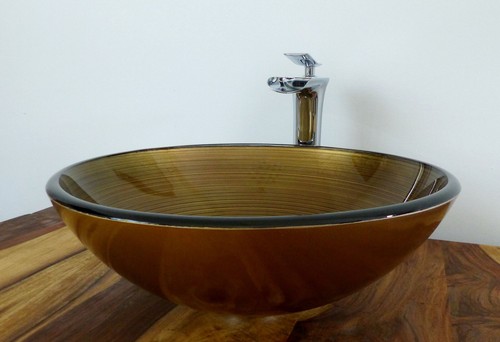 Aufsatz glas waschbecken - glas,