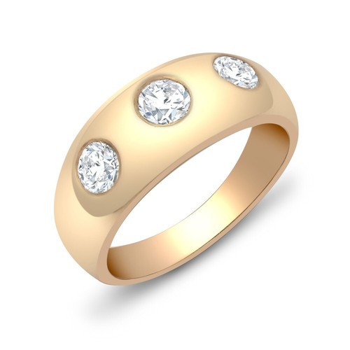 Herren echter diamant ring - diamant,