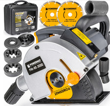 Mauernutfräse Schlitzfräse Mauerfräse 3000W Nutfräse Betonfräse mit Laser Koffer