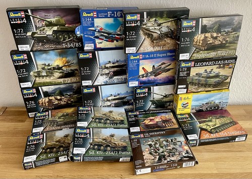 Revell konvolut panzer jets - revell,