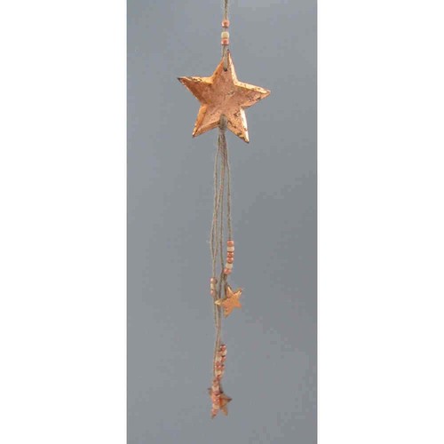 Holz stern hänger - holz-stern-hÄnger, 1x13cm
