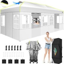 Pavillon 3x3M/3x6M Wasserdicht Stabil Winterfest, Partyzelt mit Seitenwänden