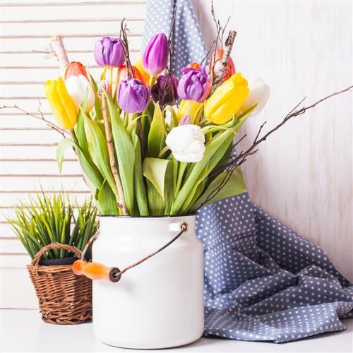 Servietten blumen tulpen - servietten,