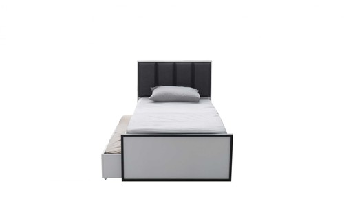 Weiß schwarzes kinderbett - weiß-schwarzes,