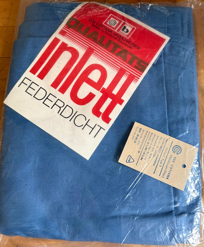 Inlett bettbezug blau - bettbezug,
