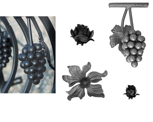 Massiv zierblumen rosette - zierblumen, 3d