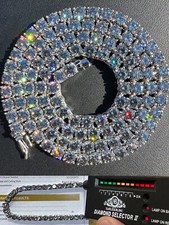 Real Blue Gray MOISSANITE 5mm