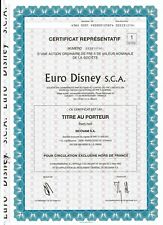 Euro Disney S.C.A, Paris, 1983