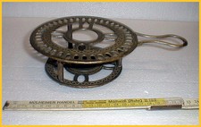 Messing Antik Style Warmhalter Teelicht Tee Wärmer Warmhalteplatte Stövchen 