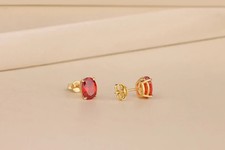 Orange Oval Feueropal