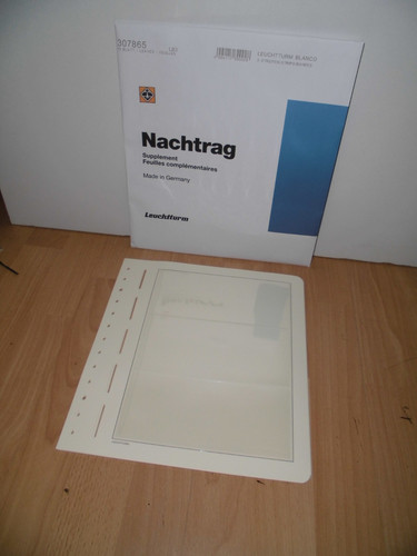 Leuchtturm 10x blankoblatt - 10x,