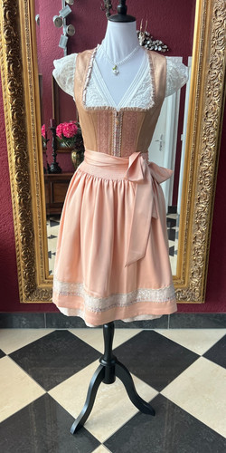 Krüger dirndl apricot 36 - dirndl,