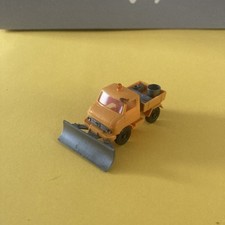 Wiking Unimog 411 Schneepflug Modell Modellauto Spielzeug 