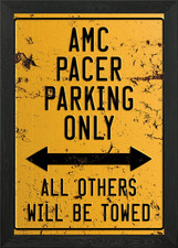 AMC Pacer Parking Gerahmtes