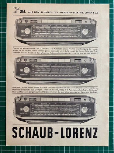 1963 schaub lorenz sel - sel, touring