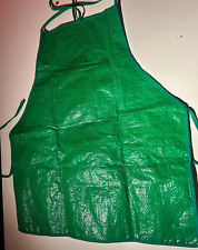 Gärtnerschürze**Schürze**grün**Plastikschürze**kurz**onesize