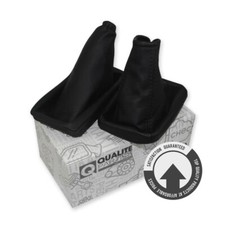 SCHALTSACK SCHALTMANSCHETTE + HANDBREMSSACK FÜR OPEL CORSA C (00-09) SCHWARZ