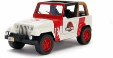 Jada Toys Jurassic Park Jeep Wrangler, Modellauto, Spielzeugauto, Türen zum Öffn