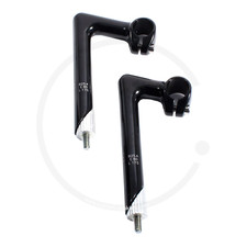 1 Zoll Rennrad Schaftvorbau 1" klassisch schwarz | Klemmung 25.4 - 60mm o. 80mm