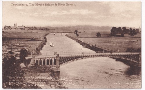 Tewkesbury mythe bridge fluss - mythe,