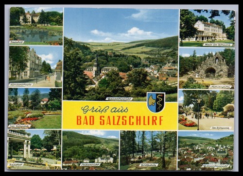 Ansichtskarte bad salzschlirf - bad,